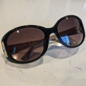 Salvatore Ferragamo Sunglasses - Black and Beige